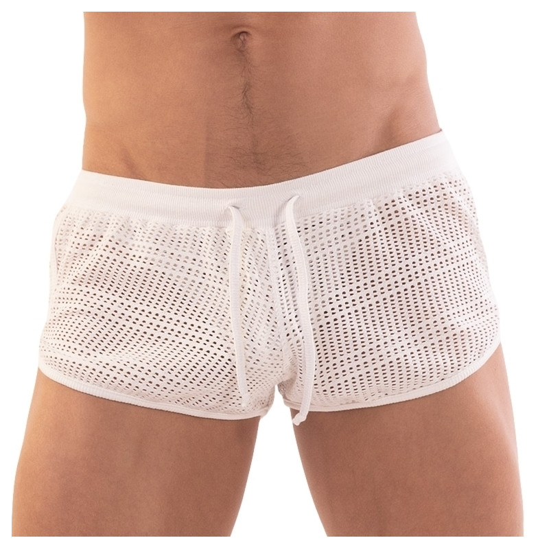 Barcode Berlin Short filet Aachet Blanc